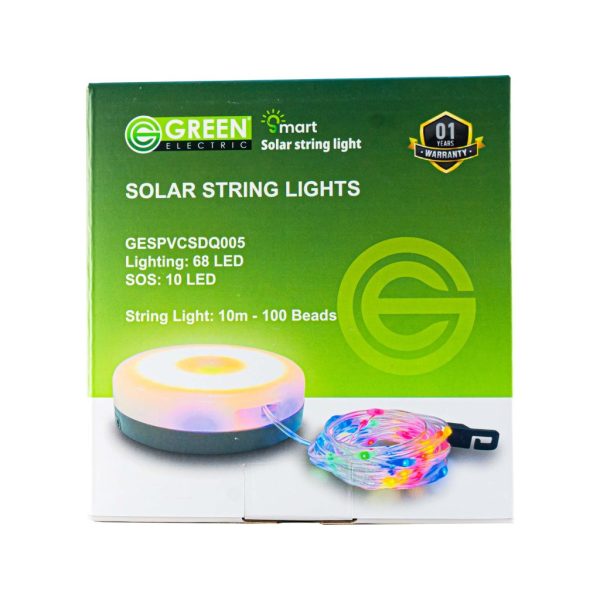 GREEN SMART SOLAR STRING LIGHTS